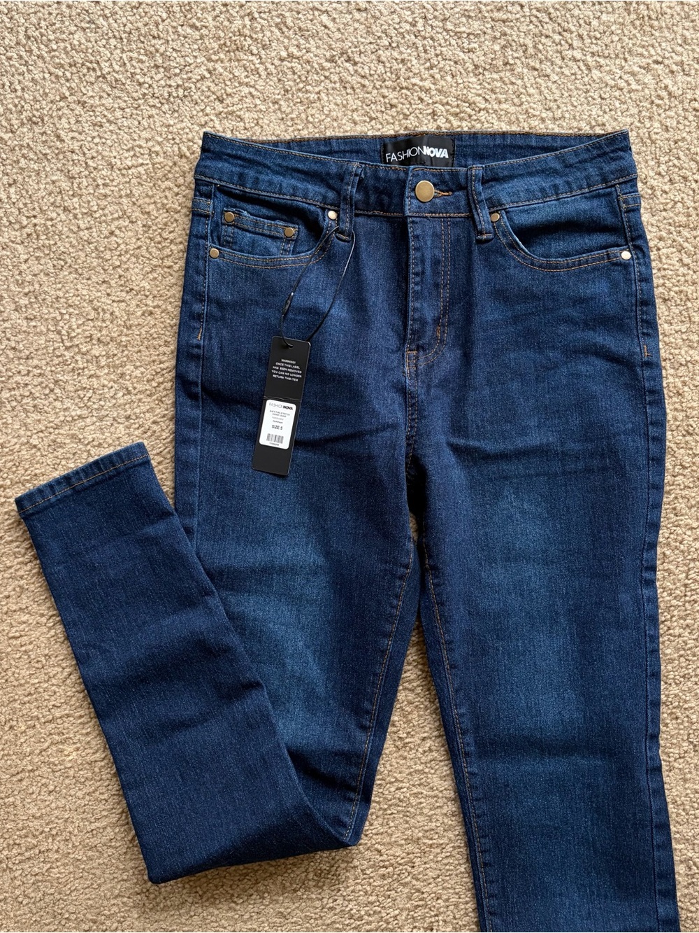 NEW dark wash jeans